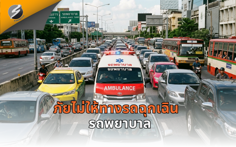 ภัยไม่ให้ทางรถฉุกเฉิน / รถพยาบาล